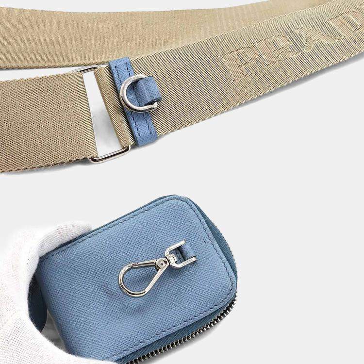 مملوكة مسبقًا Prada Galleria Mini Light Blue Saffiano Leather Shoulder Bag