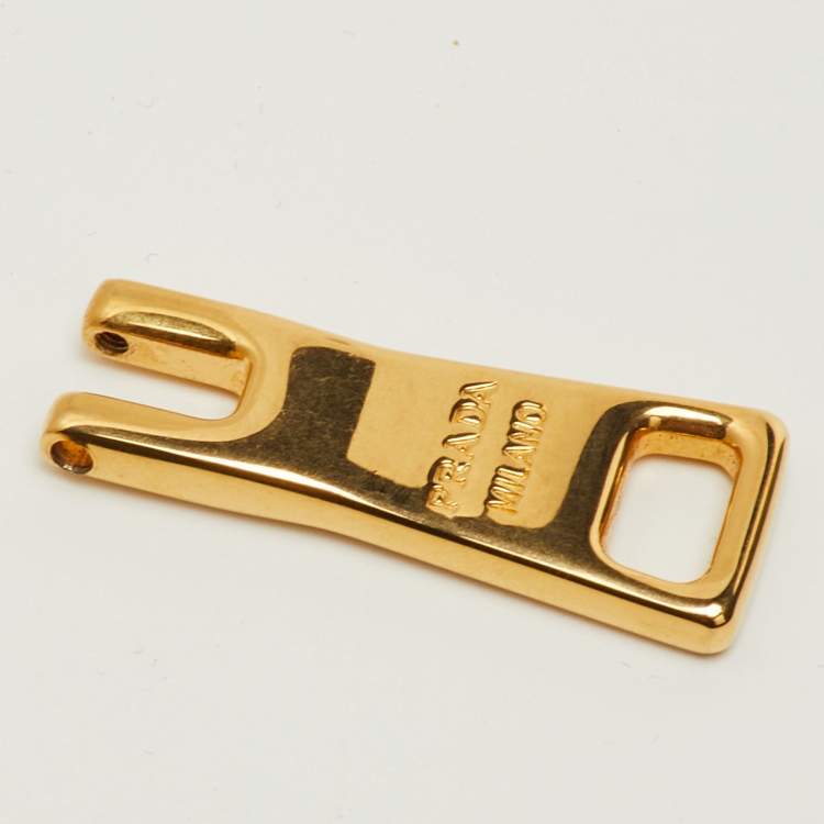 مملوكة مسبقًا Prada Daino Navy Blue Leather Shopper Tote