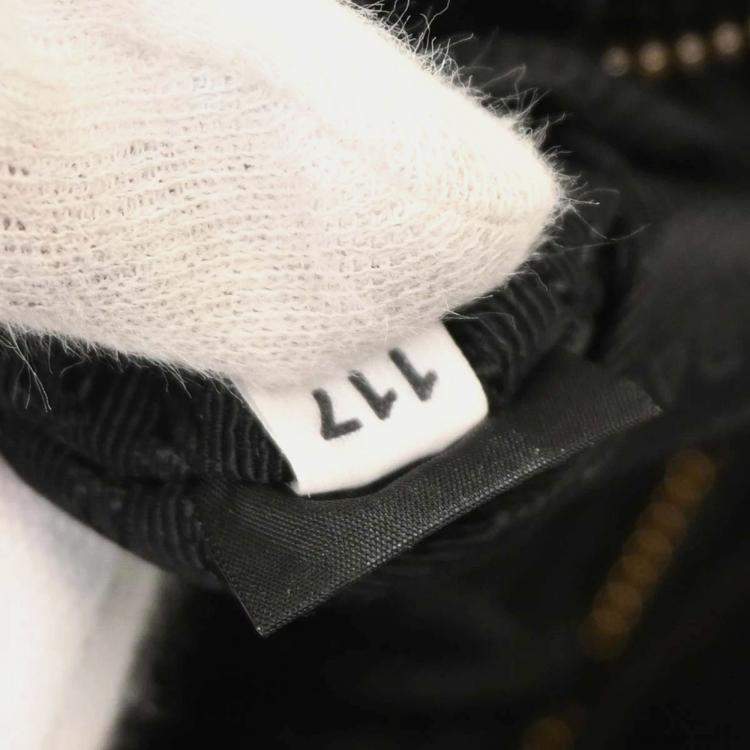 Pre Owned Prada 2Way Black Saffiano Leather Tote Bag