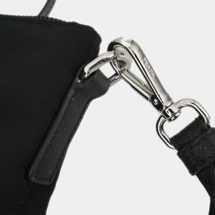 Pre Owned Prada 2Way Black Nylon Tote Bag