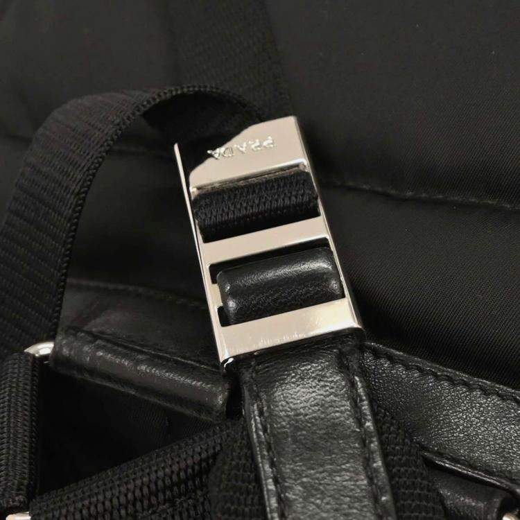 Pre Owned حقيبة ظهر برادا نايلون سوداء