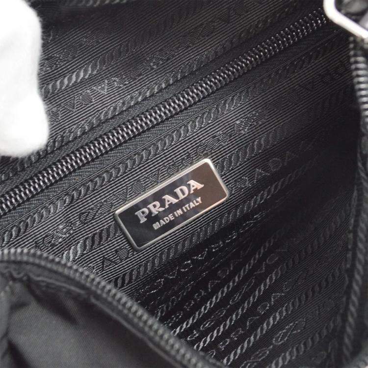 مملوكة مسبقًا Prada Black Nylon Crossbody Bag