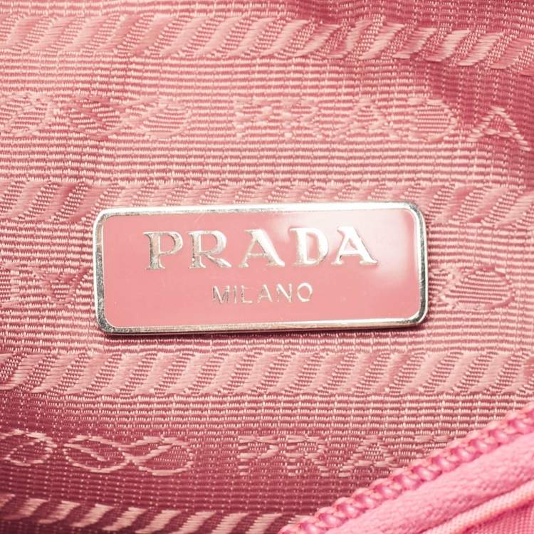 مملوكة مسبقًا Prada Re-Edition 2000 Pink Nylon Shoulder Bag