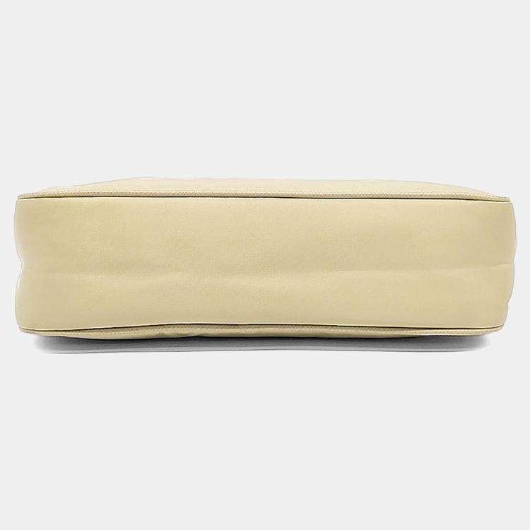 Pre Owned Prada Beige Nylon Re-Nylon Hobo Bag