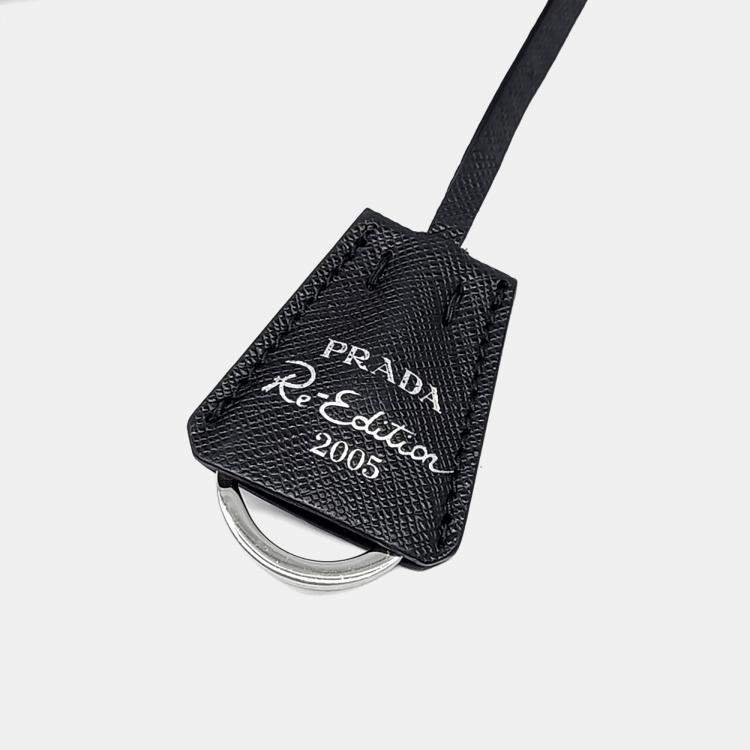 Pre Owned Prada Black Nylon Tessuto Hobo Bag