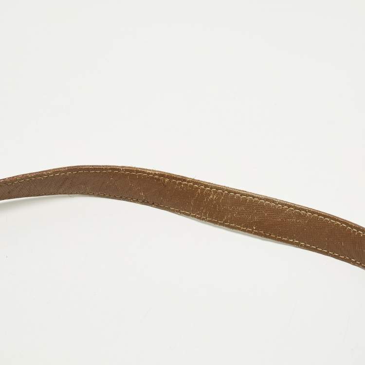 Pre Owned Prada Beige/Brown Nylon Zip Shoulder Bag