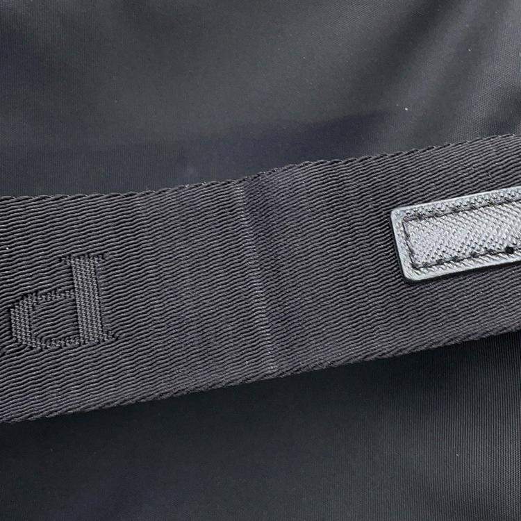 Pre Owned Prada Re-Nylon Shoulder Bag Black Nylon Leather