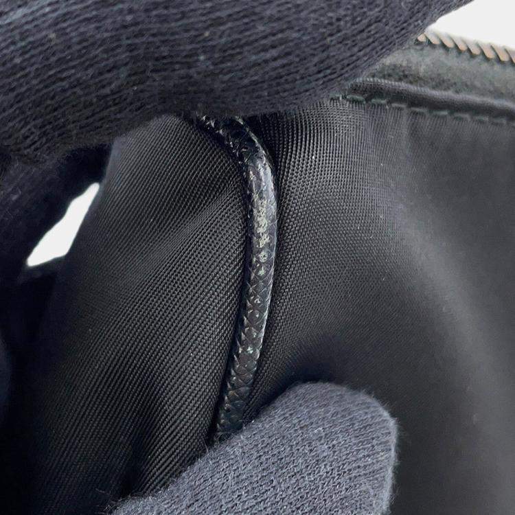 Pre Owned Prada Re-Nylon Shoulder Bag Black Nylon Leather