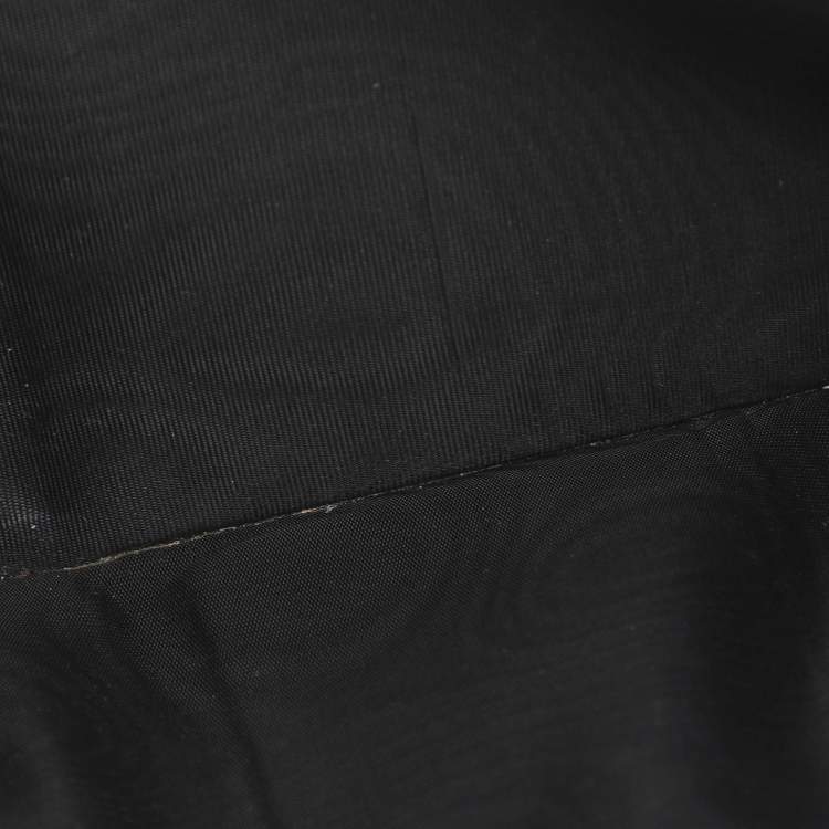 Pre Owned Prada Black Saffiano Lux Leather Bifold Wallet