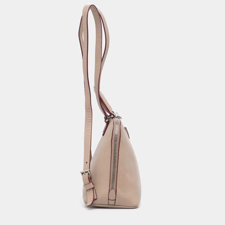 Pre Owned Prada Brown Saffiano Lux Promenade Backpack