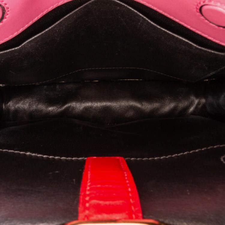 Pre Owned Prada Pink Belle Satchel