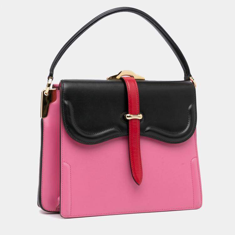 Pre Owned Prada Pink Belle Satchel