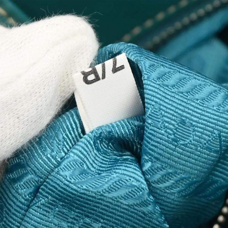 Pre Owned Prada 2way Blue Nylon Shoulder Bag