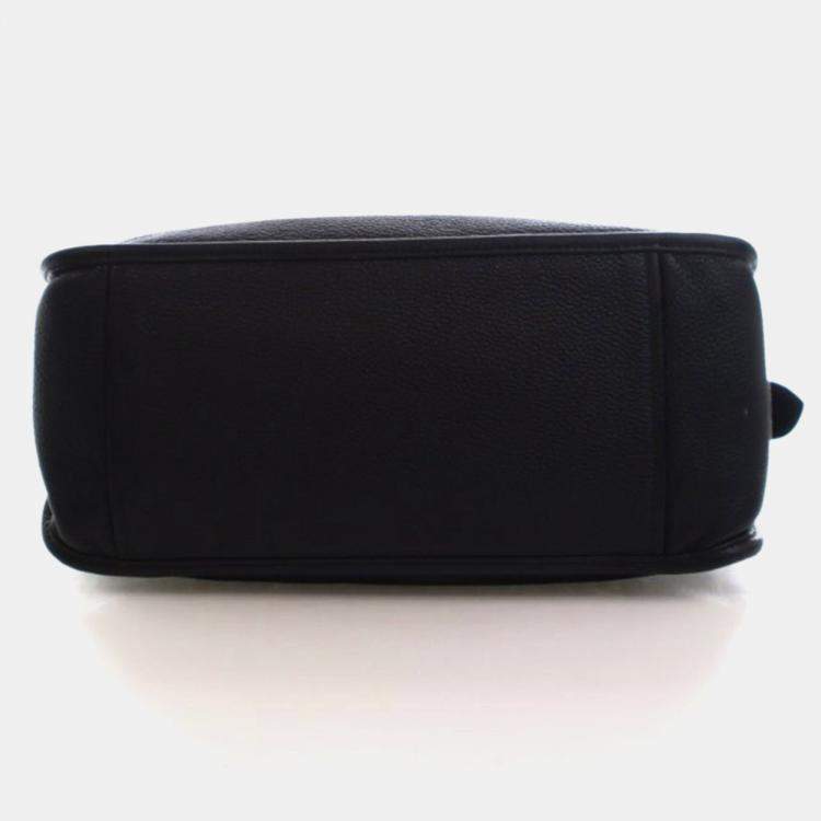 مملوكة مسبقًا Prada Medium Vitello Daino Black Crossbody Bag