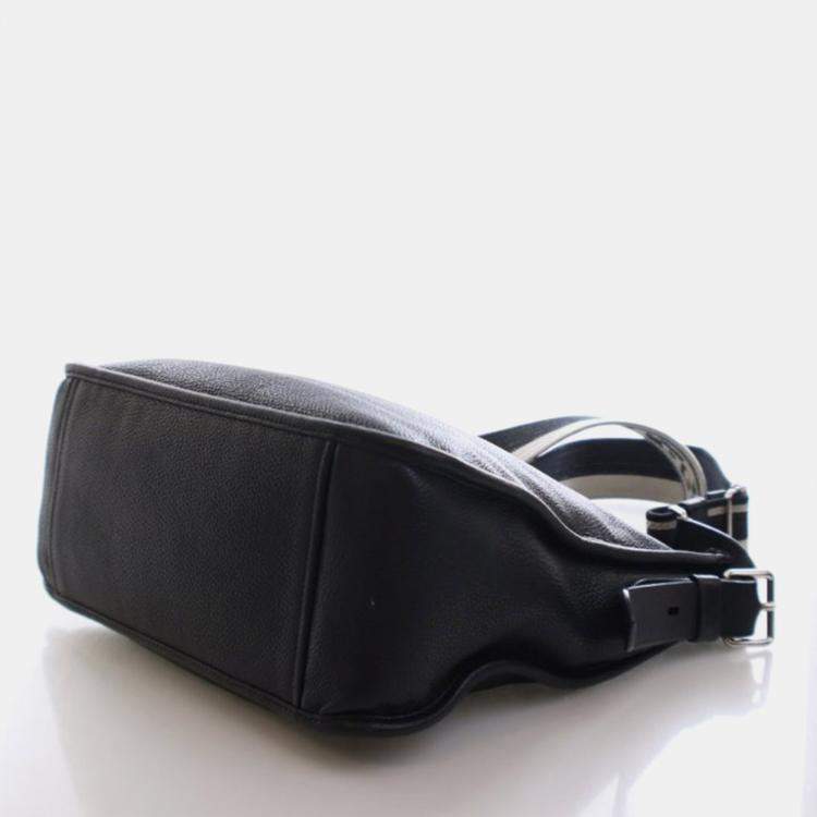 مملوكة مسبقًا Prada Medium Vitello Daino Black Crossbody Bag