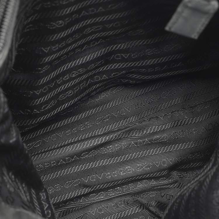 Pre Owned Prada Black Nylon Tote