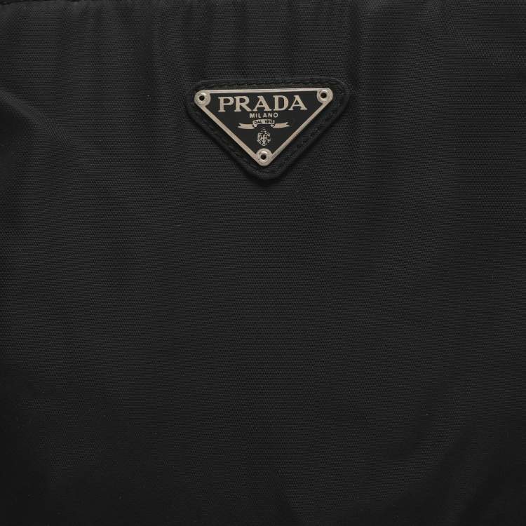 Pre Owned Prada Black Nylon Tote