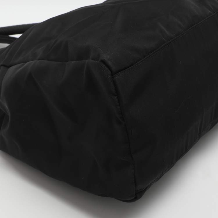 Pre Owned Prada Black Nylon Tote