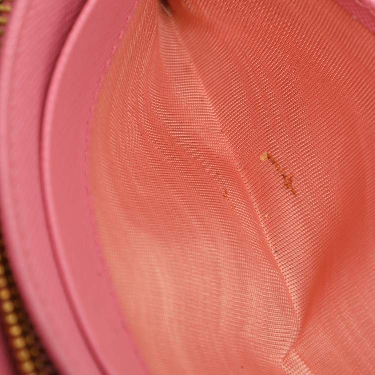 مملوكة مسبقًا Prada Pink Saffiano Leather Wallets