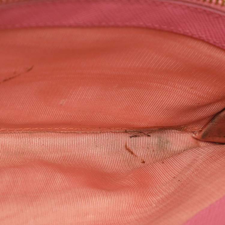 مملوكة مسبقًا Prada Pink Saffiano Leather Wallets