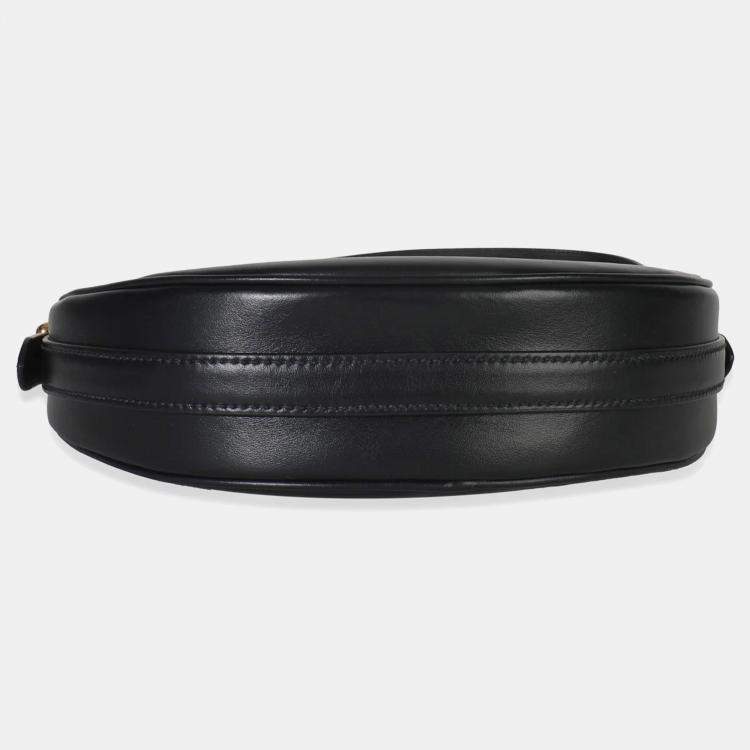 Pre Owned Prada Black Soft Calfskin Small Arque Shoulder Bag