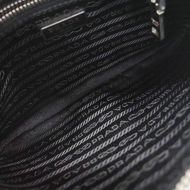 Pre Owned Prada Multicolor Fabric camouflage pouch