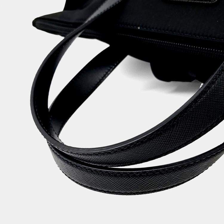 Pre Owned Prada Black Nylon Re-Nylon Tote Bag