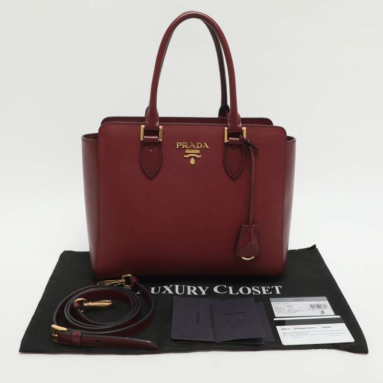 مملوكة مسبقًا Prada Cerise Saffiano Soft Leather Tote