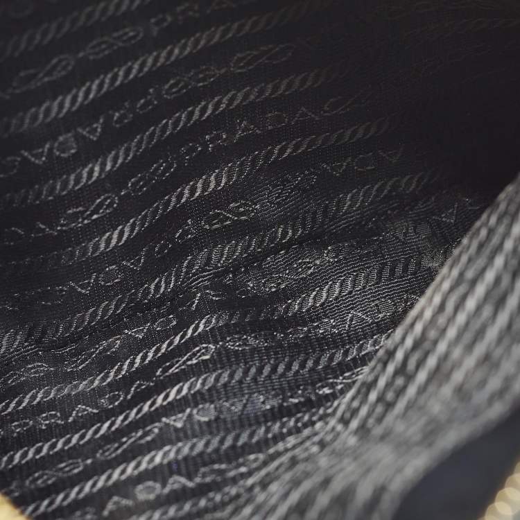 Pre Owned Prada Paradigme Black/Pink Saffiano Leather Tote