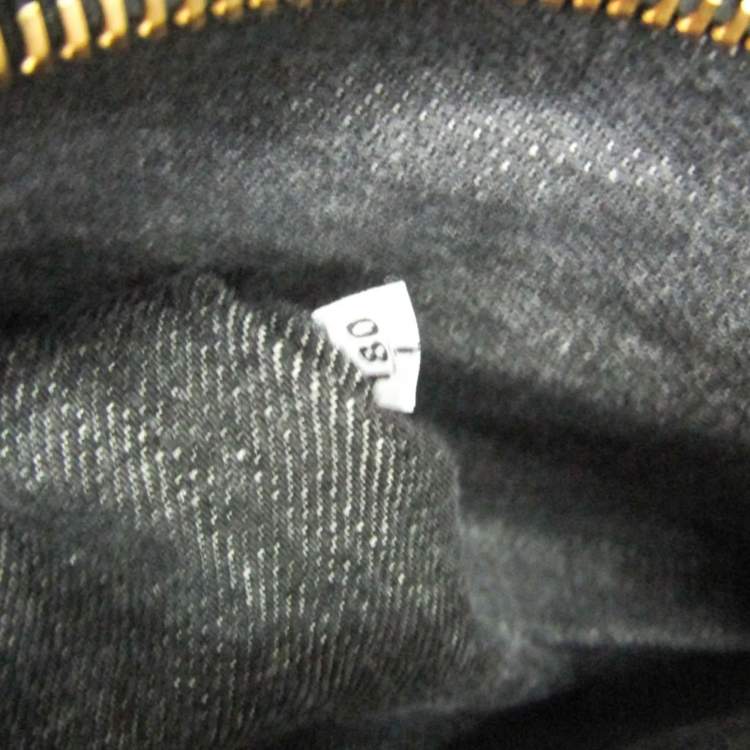 Pre Owned Prada Canapa S Size Canvas Shoulder Bag Tote Bag Black