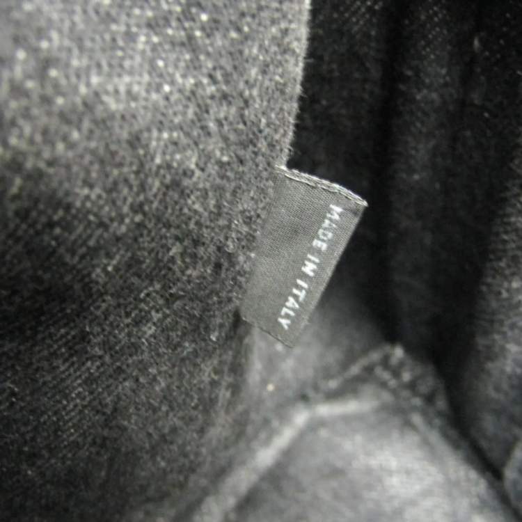 Pre Owned Prada Canapa S Size Canvas Shoulder Bag Tote Bag Black