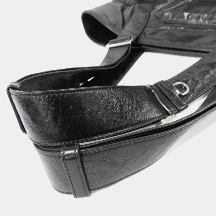 Pre Owned Prada Black Leather Handbag