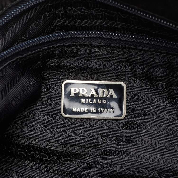 مملوكة مسبقًا Prada Tessuto City Black Nylon Tote