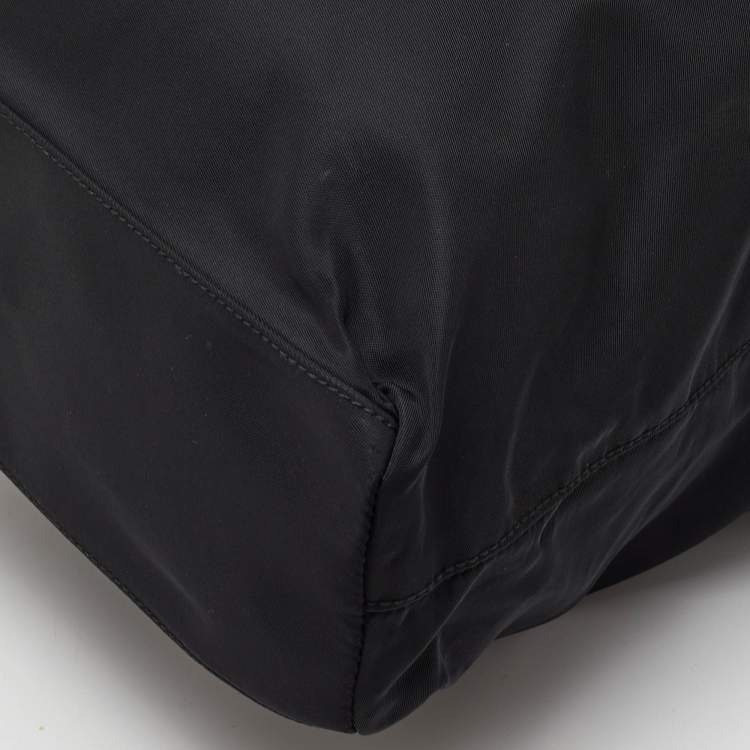 مملوكة مسبقًا Prada Tessuto City Black Nylon Tote