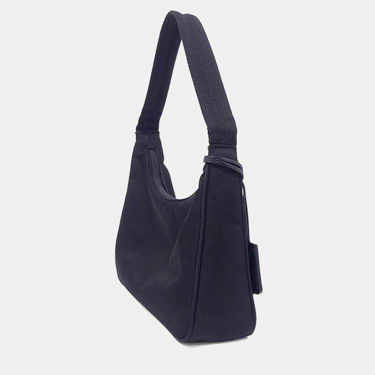Pre Owned Prada Re-Nylon Hobo Bag