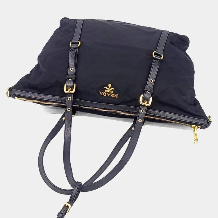 مملوكة مسبقًا Prada Black Nylon fabric shoulder bag