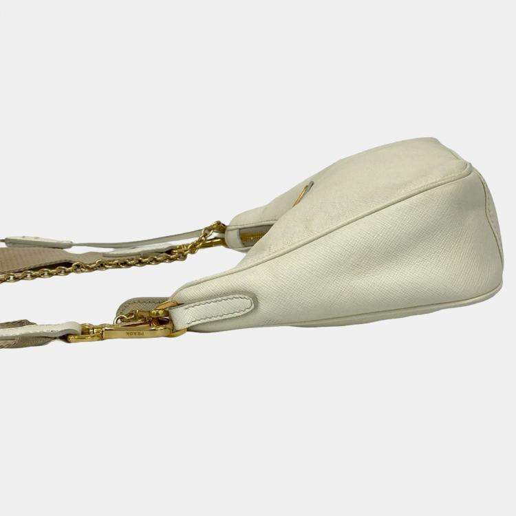 Pre Owned Prada Saffiano Re-Edition 2005 Satchel