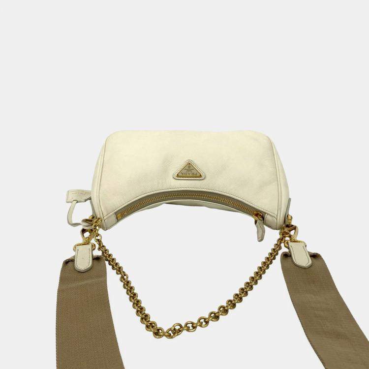 Pre Owned Prada Saffiano Re-Edition 2005 Satchel