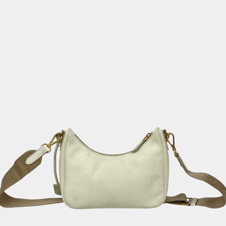 Pre Owned Prada Saffiano Re-Edition 2005 Satchel