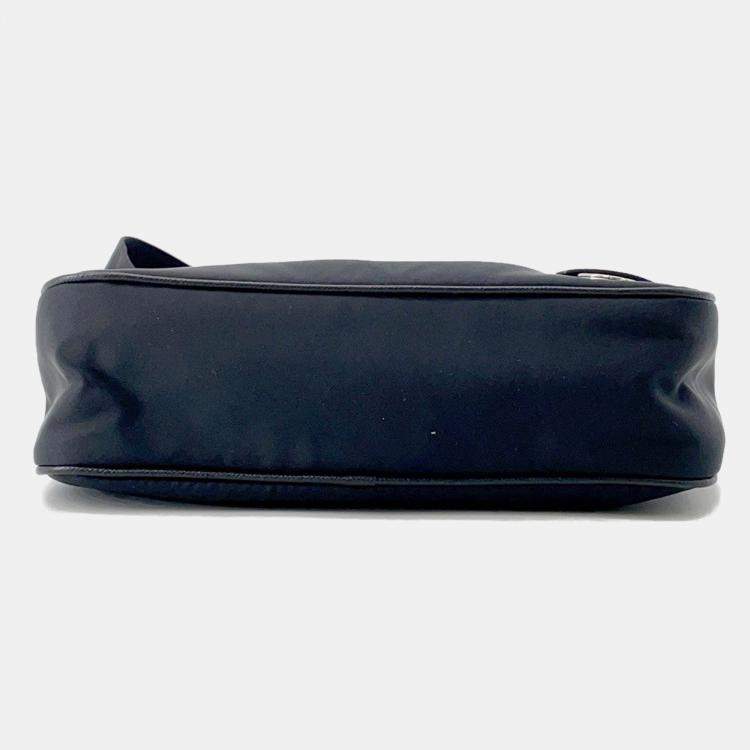Pre Owned Prada Re-Edition 2005 Re-Nylon Shoulder Bag Black Nylon