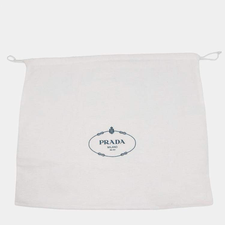 مملوكة مسبقًا Prada Handbag Black Soft Grain Leather Size Medium