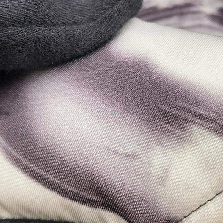 مملوكة مسبقًا Prada Re-Nylon Padded Print Quilted Tote Bag Gray Nylon