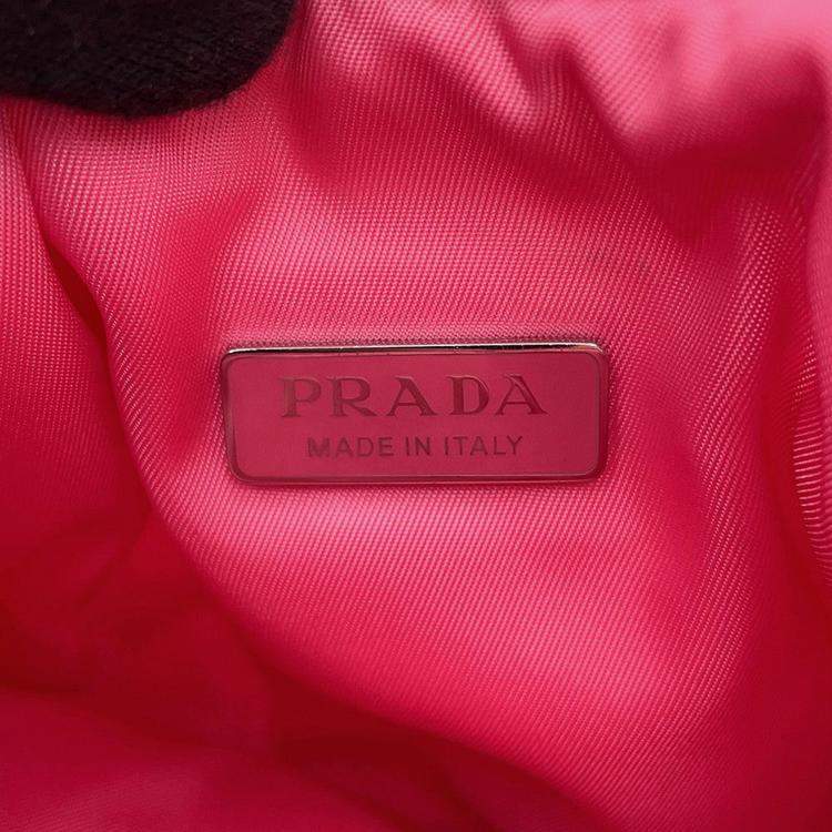 Pre Owned Prada Re-Nylon 2Way Handbag Pink Nylon