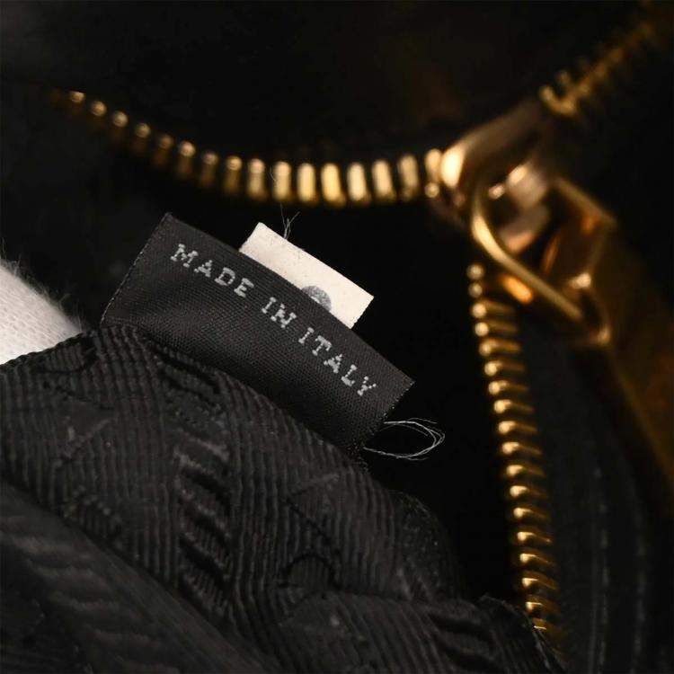 Pre Owned Prada Black Nylon 2way Tote Bag
