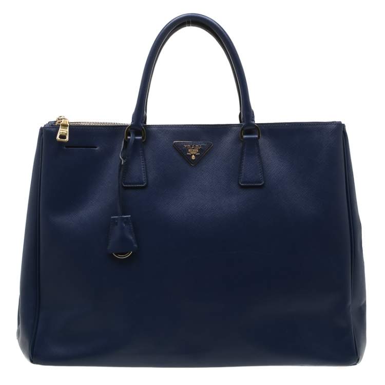 prada navy blue handbag