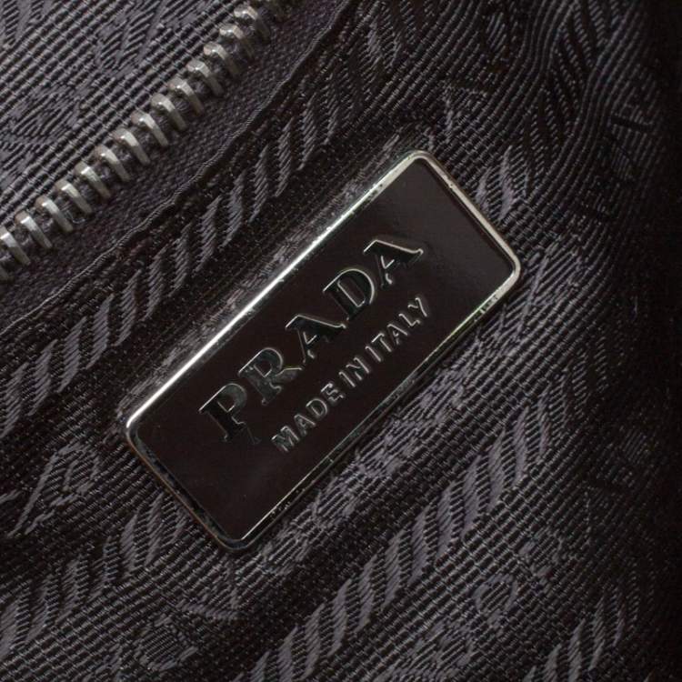 Pre Owned Prada Cammello Suede Camoscio Hobo