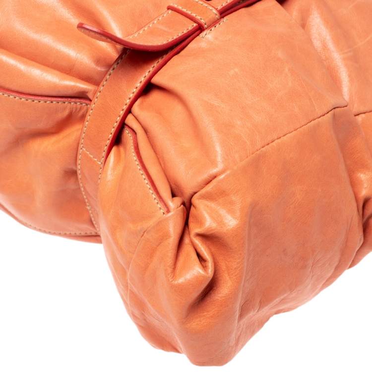 Pre Owned Prada Pomelo Leather New Look Satchel