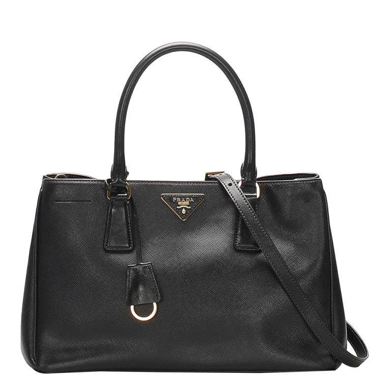 prada black satchel