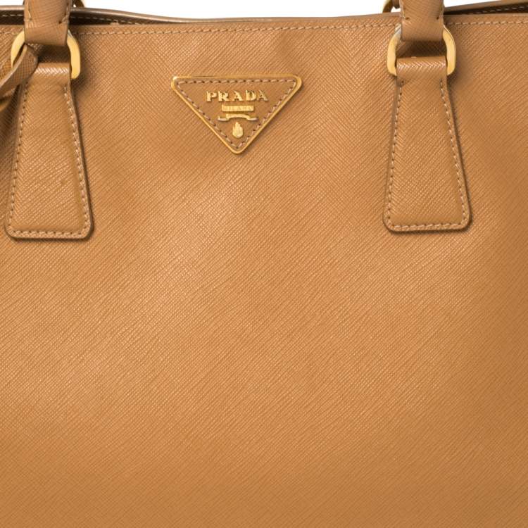 tan prada purse
