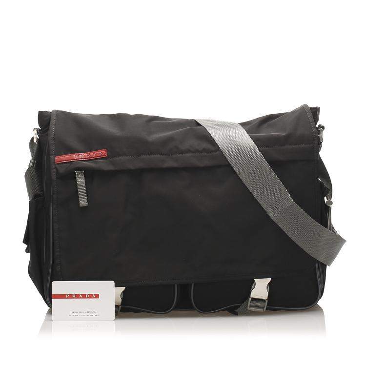 prada sport messenger bag